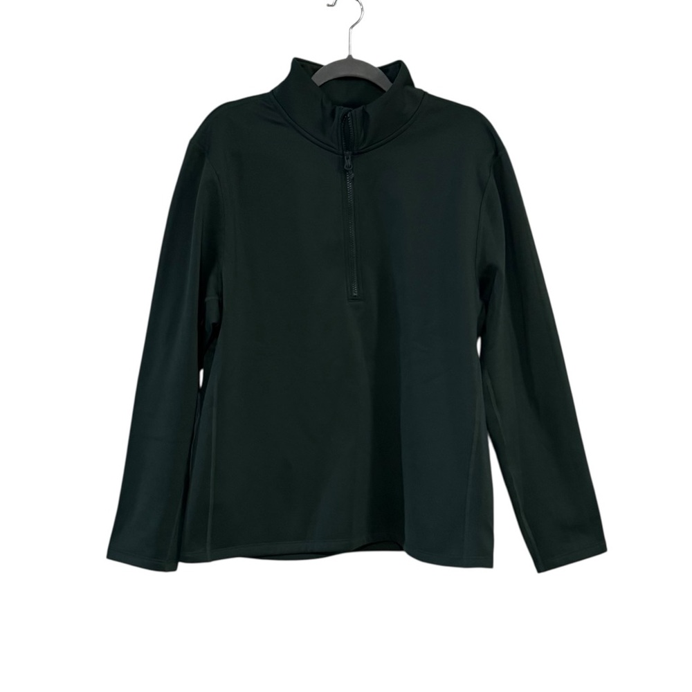 Stoic Fleece Quarter Zip Hunter Green Pullover